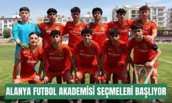 Alanyaspor Futbol Akademisi Seçmeleri başlıyor