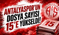 Antalyaspor’un dosya sayısı 15’e yükseldi!