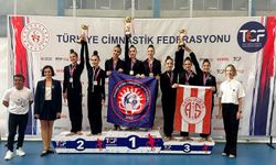Antalyasporlu cimnastikçilerden Türkiye Şampiyonası’nda çifte gurur