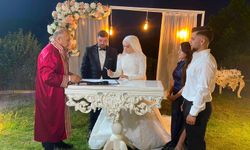 Fatmanur ve Ahmet’e görkemli düğün töreni