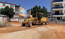 Demirel Mahallesi'nde asfalt çalışması