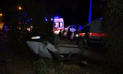 Pehlivanın kullandığı otomobil hurdaya döndü: 4 yaralı