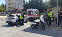 Manavgat'ta motosiklet ve otomobil çarpıştı: 2 yaralı
