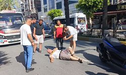 Frene basınca devrilerek sürüklendiler