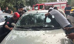 Otomobilde kilitli kalan 1 yaşındaki Firuz'u itfaiye kurtardı