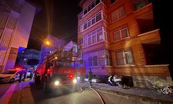 Alanya'da 4 katlı apartmanda yangın