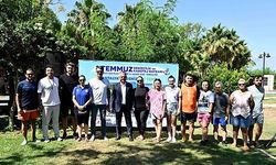 Erenkuş Plajı'nda deniz dibi temizliği