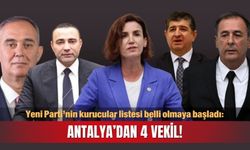 Yeni Parti’nin kurucular listesi belli olmaya başladı: Antalya’dan 4 vekil!