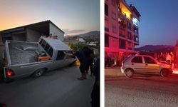 Alanya'da otomobil ile kamyonet çarpıştı: 2 yaralı
