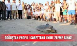 Doğuştan engelli carettaya uydu izleme cihazı