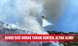 Demre'deki orman yangını kontrol altına alındı