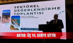 AKTOB: Üç yıl geriye gittik