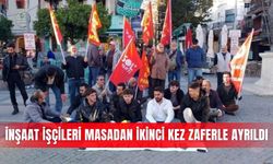 İnşaat işçileri masadan ikinci kez zaferle ayrıldı