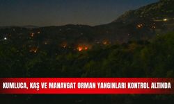 Kumluca, Kaş ve Manavgat orman yangınları kontrol altında