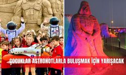 Çocuklar astronotlarla buluşmak için yarışacak