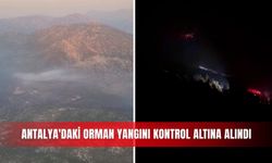 Antalya'daki orman yangını kontrol altına alındı