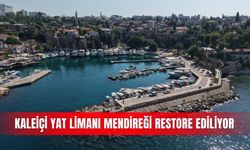Kaleiçi Yat Limanı mendireği restore ediliyor