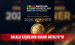 Halkla ilişkilerin Oscarı Antalya’ya