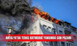 Antalya’da teras katındaki yangında can pazarı