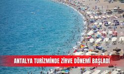 Antalya turizminde zirve dönemi başladı