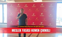 24 Temmuz Basın Bayramı’nda AGC’den çağrı: Meslek Yasası hemen çıkmalı