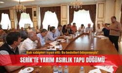 Hak sahipleri isyan etti: Bu bedelleri ödeyemeyiz... Serik’te yarım asırlık tapu düğümü!