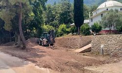 Kemer'e altyapı çalışmaları sürüyor