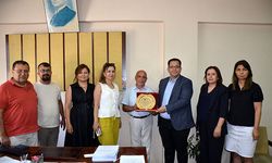 Serik Vergi Dairesi Müdürü Ersavaş'a veda ziyareti