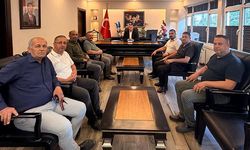 Korkuteli'nde muhtarlardan Kaymakam Yılmazer'e ziyaret