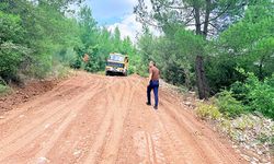 Kemer'de yayla yollarına bakım