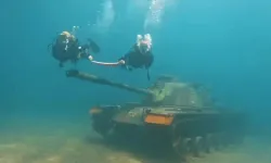 Saros Körfezi'ndeki tank batığı, dalış tutkunlarının gözdesi oldu