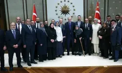 Cumhurbaşkanı Erdoğan, şehit ailelerini kabul etti