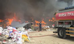 Atık depolama alanında yangın
