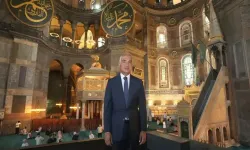 Bakan Ersoy, Ayasofya'daki restorasyon çalışmalarını inceledi