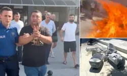 Belediye binası önünde ceza yediği cihazları yaktı: İşletme sahibi tutuklandı