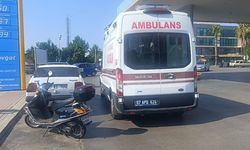 Manavgat'ta motosiklet kazası: 2 yaralı