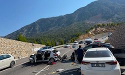 Antalya-Konya yolunda zincirleme kaza