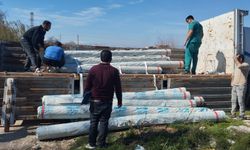 Afetzede üreticilere 657 bin metrekare sera naylonu