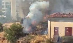 Manavgat'ta elektrik trafosu yangına neden oldu