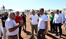 Başkan Uysal, Doğuyaka’daki yangın bölgesini inceledi