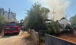 Gecekondu yangında kullanılamaz hale geldi