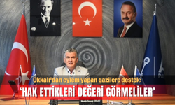Okkalı'dan eylem yapan gazilere destek: ‘Hak ettikleri değeri görmeliler’