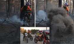 Motorlarını ateş savaşçıları için sürdüler