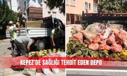 Kepez’de sağlığı tehdit eden depo