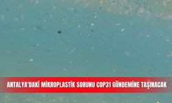 Antalya'daki mikroplastik sorunu COP31 gündemine taşınacak
