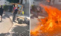 839 bin TL ceza sonrası belediye önünde yangınlı protesto