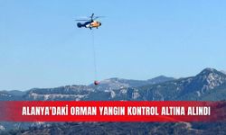 Alanya'daki orman yangın kontrol altına alındı