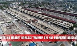 Antalya Ticaret Borsası Temmuz ayı hal endeksini açıkladı