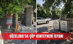 Güzeloba’da çöp konteyneri isyanı
