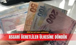 DİSK’ten sert rapor açıklaması: Asgari ücretliler ülkesine döndük